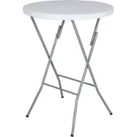 Lex Klappbarer Stehtisch Bistrotisch Balkontisch Gartentisch Partytisch ⌀ 80 cm