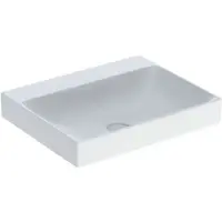 Geberit Waschtisch One 60cm, o. Hahnl. + ÜL, weiß KeraTect
