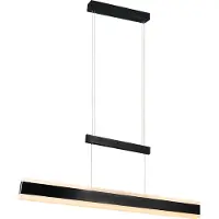 TRIO Moderne Pendelleuchte Arcola 152cm schwarz