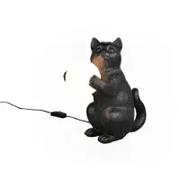 REALITY IMPORT Reality Leuchten Tischleuchte GATIO schwarz BHT 30x30x16 cm schwarz