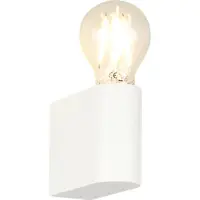 TRIO Bad-Wandlampe Pratella, Breite 4 cm, weiß, Kunststoff, IP44