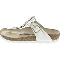 Birkenstock Damen Sandalen Gizeh Flower Embellishment White - 41