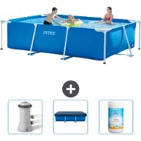 Intex Rechteckiger Frame Pool - 300x200x75 cm - 4-teilig SCB75