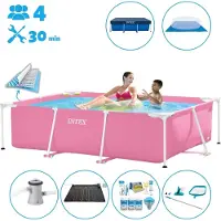 Intex Rechteckiger Frame Pool - 220x150x60 cm - 7-teilig SCB97