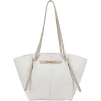 Gallantry Paris Gallantry, Damen Shopper genarbt mit langen Henkeln und Drehverschluss, Beige