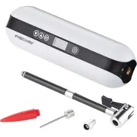 Fischer Fahrrad FISCHER Akku-Kompressor mit Powerbank und LED-Taschenlampe