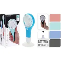 Nobrand Kompakter, tragbarer Mini-Handventilator mit Batterie & USB, 2 Geschwindigkeiten, leise & effizient