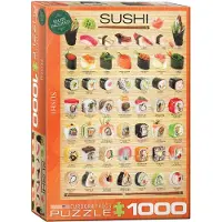 Empireposter 1000 Teile Puzzle - Puzzle - Sushi Variationen aus Japan + DeLuxe 3er Set Puzzle Zubehör