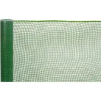 STREND PRO Geflecht ECONOMY 1, 1000/05x05 mm, quadratisches Muster, 300g/m2, grün, Vollkunststoff, Packung 10 m