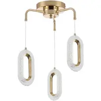 Toolight Hängelampe Rea G173-3Cp Golden
