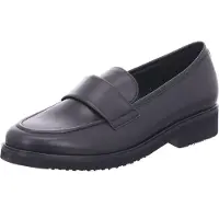 Gabor City Slipper schwarz aus Lammnappa Leder mit Weite F und 20mm Absatzhöhe