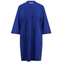 Peter Hahn Kleid V-Ausschnitt blau, 48
