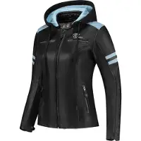Rusty Stitches Joyce Lederjacke Schwarz 44 Frau Schwarz 44