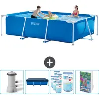 Intex Rechteckiger Frame Pool - 300x200x75 cm - 5-teilig SCB127