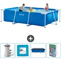 Intex Rechteckiger Frame Pool - 300x200x75 cm - 5-teilig SCB124