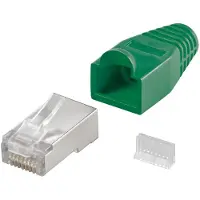 Goobay Modularstecker RJ45 geschirmt