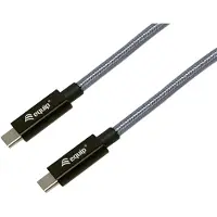 Equip USB 3.2 Gen 2x2 C auf C Kabel, 3,0m, PD240W, 4K/60Hz, 22Gbps, Schwarz, 3 m, USB C, USB C, USB 3.2 Gen 2x2, 20 Gbit/s, Schwarz