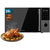 Cecotec Digitale Mikrowelle mit Grill 28 L Proclean 2800. 900 W, Grill 1200 W, Heißluft 2200 W, 8 Programme, 5 Leistungsstufen
