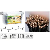 Homestyling Solar LED PARTY 400 LED Lichterkette KO-DX9520010