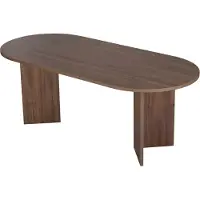 Skye Decor , Sabella - Walnut, Esstisch, Nussbaum, 100 % Melaminplatte, 200 x 90 x 75 cm
