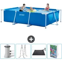 Intex Rechteckiger Frame Pool - 300x200x75 cm - 5-teilig SCB128