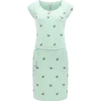 Ragwear Sommerkleid "Strandkleid Penellope Print YOUMODO", Damen, Gr. XL, N-Gr, grün (mint), Obermaterial: 100% Baumwolle CO., Kleider Sommerkleid