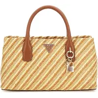GUESS SIMONA SMALL SATCHEL HellBraun