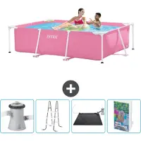 Intex Rechteckiger Frame Pool - 220x150x60 cm - 5-teilig SCB128