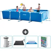 Intex Rechteckiger Frame Pool - 450x220x84 cm - 5-teilig SCB126