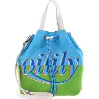 Oilily Handtasche Umhängetasche Drawstring Handbag Aquarius hellblau hellgrün