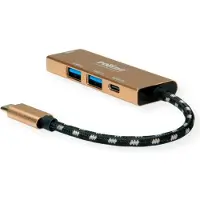 Roline GOLD USB-C Dockingstation, HDMI 4K, 2x USB 3.2 Gen 1, 1x PD