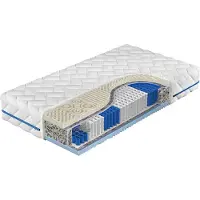 Mirjan 24 Beidseitige Matratze Pocket Winter Summer 20 cm, Schlafzimmer Taschenfederkernmatratze, Massageschaumstoff (Liegefläche: 200x200 cm)