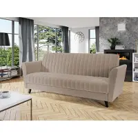 Mirjan 24 Schlafsofa Vinti, Polstersofa mit Bettkasten und Schlaffunktion, Sofa vom Hersteller, Stilvoll Couch (Farbe: Mono 232)