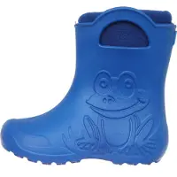 Camminare blaue Schneestiefel Gummistiefel Frosch mit blauem Thermoeinsatz (ohne Befestigung) 32/33