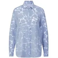 Peter Hahn Long-Bluse blau