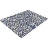 Decormat Stuhlunterlage Bürostuhlunterlage 120 cm x 90 cm Bodenmatte Bürostuhlunterlage - Blaue Blume