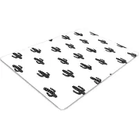 Decormat Stuhlunterlage Bürostuhlunterlage 120 cm x 90 cm Bodenmatte Bürostuhlunterlage - Kaktusmuster