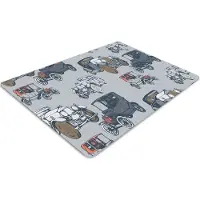 Decormat Stuhlunterlage Bürostuhlunterlage 120 cm x 90 cm Bodenmatte Bürostuhlunterlage - Klassische Autos