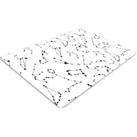 Decormat Stuhlunterlage Bürostuhlunterlage 120 cm x 90 cm Bodenmatte Bürostuhlunterlage - Konstellation