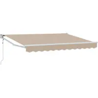 Syfax Elektrische ausziehbare Markise Beige 3,5 x 2 m