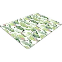 Decormat Stuhlunterlage Bürostuhlunterlage 120 cm x 90 cm Bodenmatte Bürostuhlunterlage - Tropische Kakteen