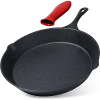 Artemis Gusseisenpfanne für Gas, Induktion, Grill, Ofen, 30 cm