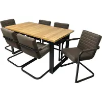 Sonstiges GOLDSTOFF 6-er stuhle mit tisch set GRAND, Esszimmertisch weiß, Tisch 150+(40)X 80 cm breite, Esszimer set, Holztisch, Samt Stuhl