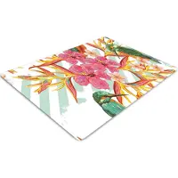 Decormat Stuhlunterlage Bürostuhlunterlage 120 cm x 90 cm Bodenmatte Bürostuhlunterlage - Sommervögel