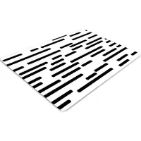 Decormat Stuhlunterlage Bürostuhlunterlage 120 cm x 90 cm Bodenmatte Bürostuhlunterlage - Gestrichelt