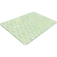 Decormat Stuhlunterlage Bürostuhlunterlage 120 cm x 90 cm Bodenmatte Bürostuhlunterlage - Grüne Rhombus.