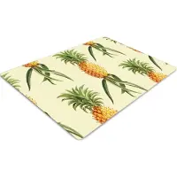 Decormat Stuhlunterlage Bürostuhlunterlage 120 cm x 90 cm Bodenmatte Bürostuhlunterlage - Ananas