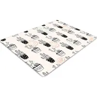 Decormat Stuhlunterlage Bürostuhlunterlage 120 cm x 90 cm Bodenmatte Bürostuhlunterlage - Kakteen von Töpfen