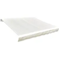 The Living Store Markisenbespannung Canvas Creme 500x300 cm