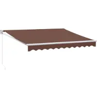 Syfax Markise Manuell Braun 300x250 cm